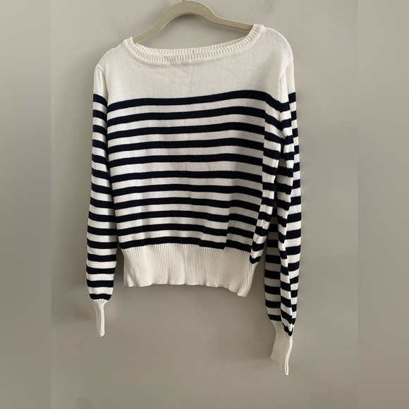 Anthropologie Blaine Striped Pullover new size L new with tag - Picture 8 of 9
